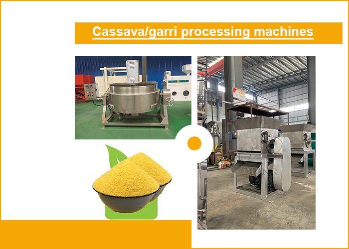 cassava garri processing machines