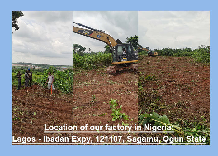 the location of our factory in nigeria