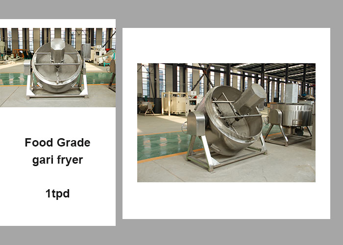 100kg/h garri fryer from Henan Jinrui Company