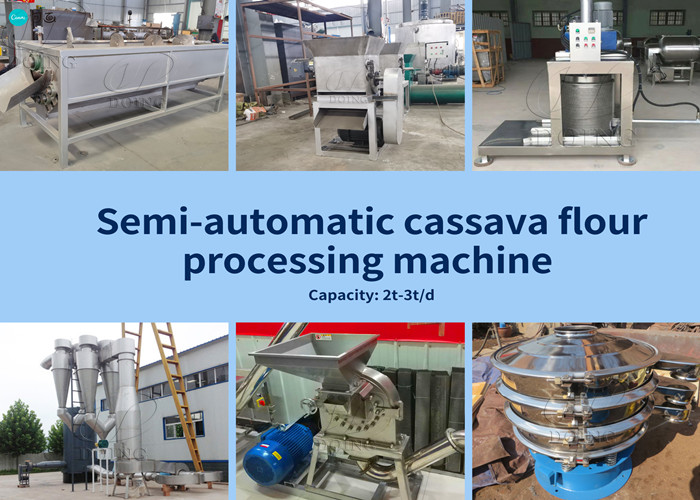 cassava flour processing machine