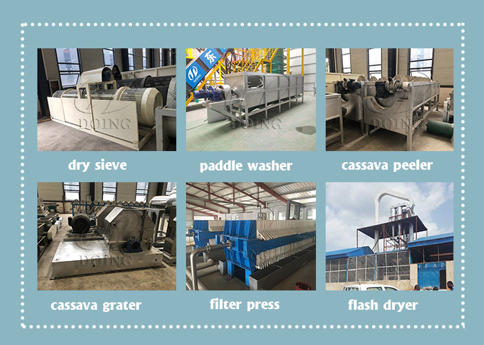cassava flour machines