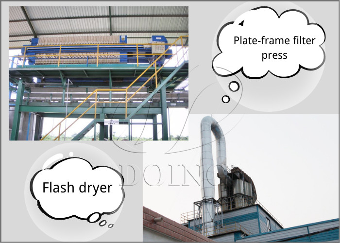fufu dewatering and drying unit
