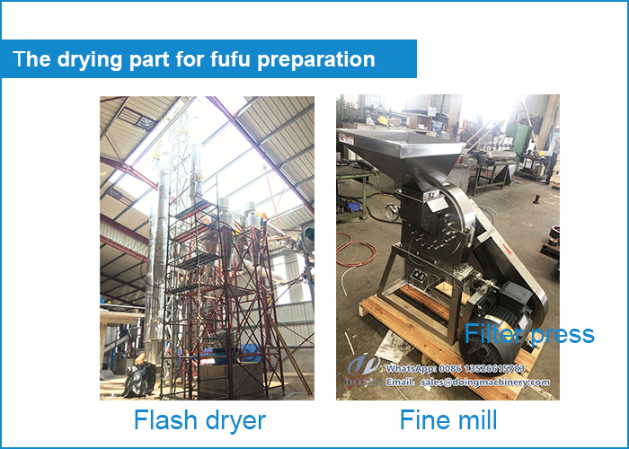 cassava flour processing machines
