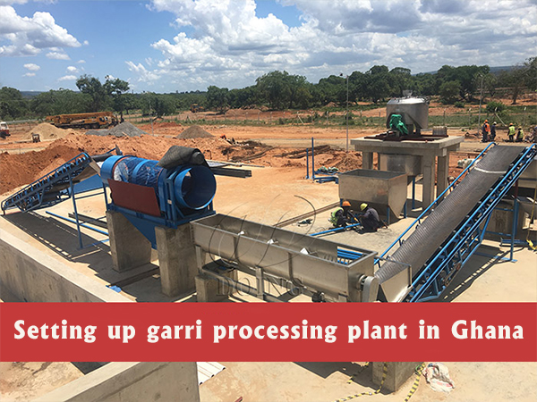 Guidance for setting up a small scale garri processing plant in Ghana