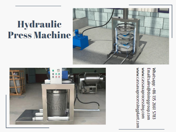 The feedback video of garri dewatering machine from Nigeria client