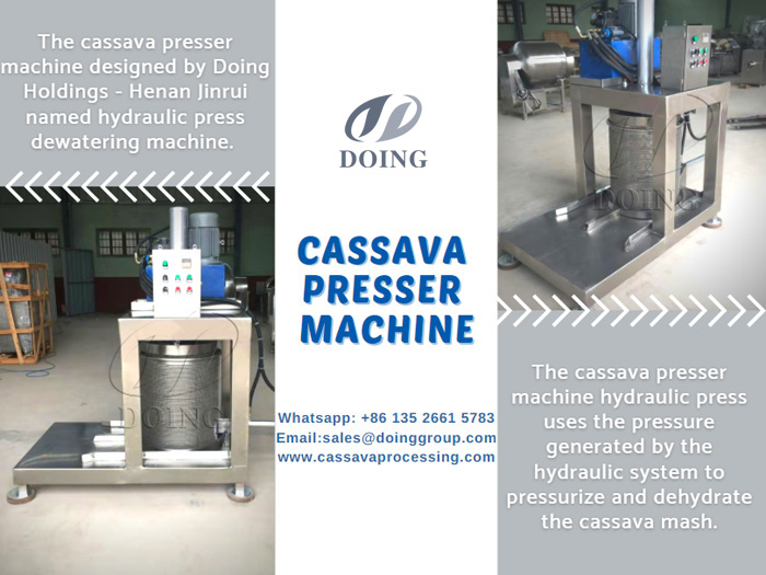 cassava dewatering machine