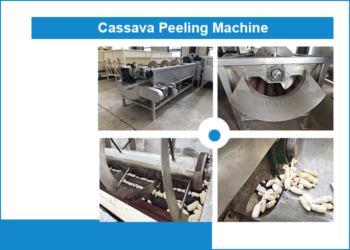 cassava peeling machine