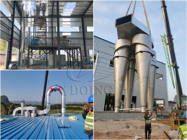 7 t/h Fully Automated Sweet Potato Starch Making Facility Installed in Guangxi, China