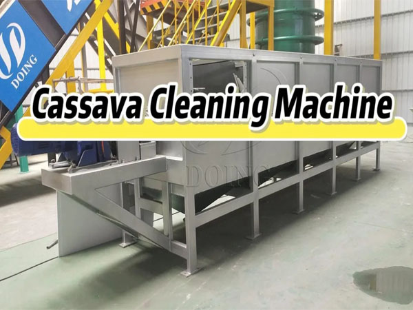 Advantages of Modern Cassava Cleaning and Washing Machine Video Show