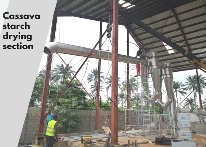 cassava starch/flour dryer