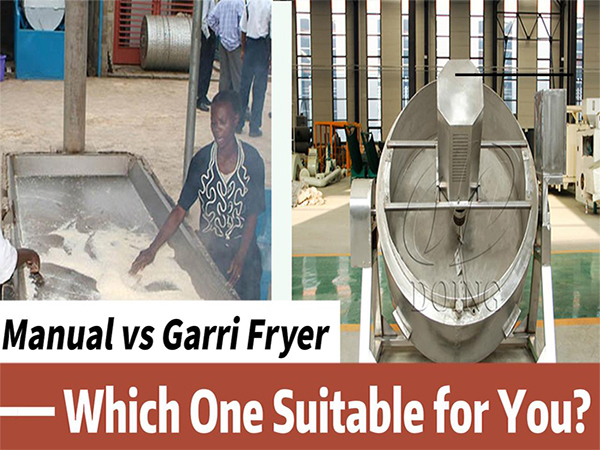 Manual vs. Commercial Garri Frying Machine – Which One Boosts Your Garri Business?