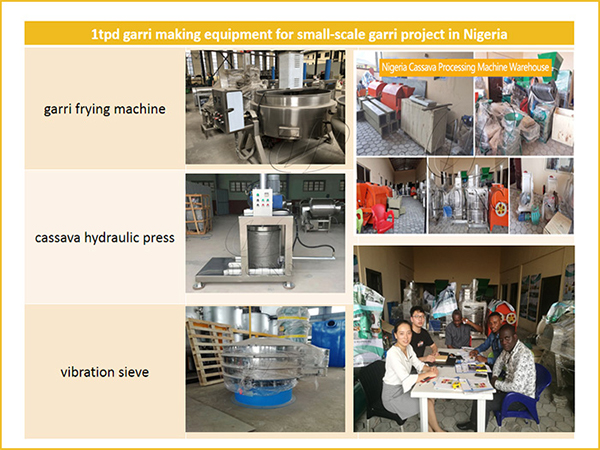 Canadian Customer Purchases Garri Processing Equipment from Henan Jinrui's Local Warehouse in Nigeria