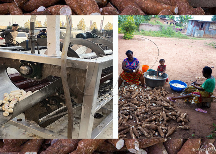 manual cassava processing