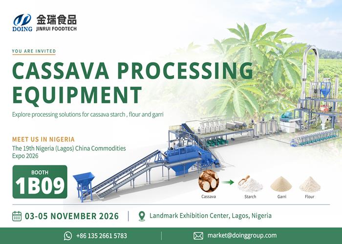 cassava processing machinery