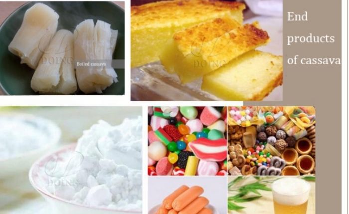some by-products of cassava flour