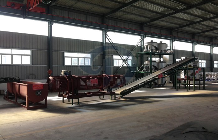 Cassava processing machinery in cassava starch processing plant